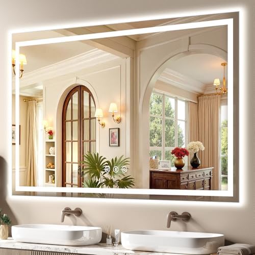 60"x 40" LED Bathroom Mirror by Lmsedf