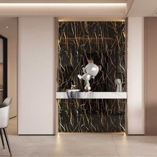 Haimin 3D Wall Panels Peel and Stick Marble Tile Look 10 Pack Waterproof - Image 2