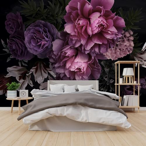 Purple Peony Flower Wallpaper - Image 3
