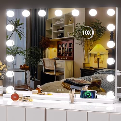 Hasipu 32" x24” Hollywood Vanity Mirror by Whatssuitableisthebest