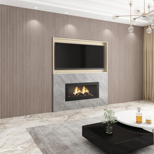 Slat Wall Panel 8-Pack, 108’’x6.3’’, Smoky Oak - Image 5