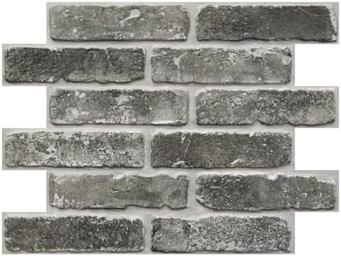 COMSTICKC 3D Faux Brick Wall Panels Peel and Stick by COMSTICKCDECOR