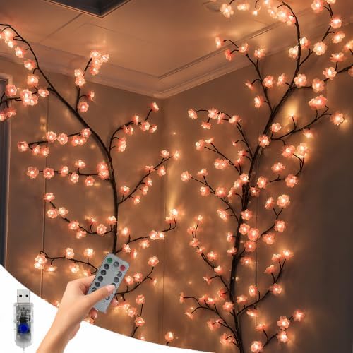 Cherry Blossom Lights with Bendable Tree Branches by Unknown