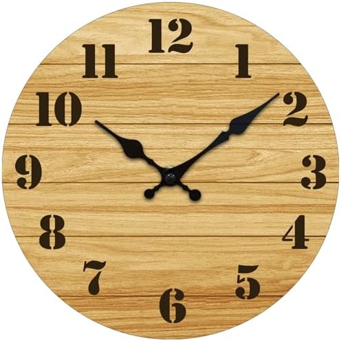 Wall Clock Modern Wall Clocks Battery Operated, Silent Non Ticking Clock by wallclock