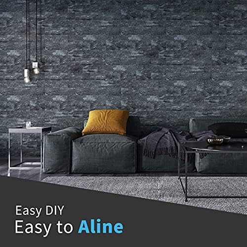 Art3d Peel and Stick Backsplash, Stick on Wall Tile, Dark Granite - Image 6