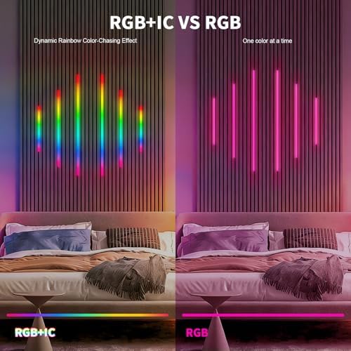RGB+IC Led Recessed Lighting Kit Wall Panel Lights, DIY RGB Strip Lighting - Image 3