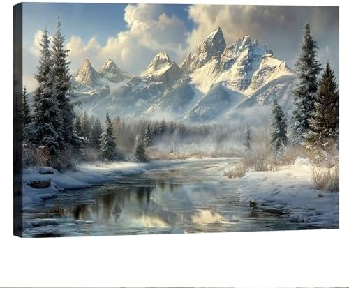 Serene Landscape Canvas Wall Art by Unknown