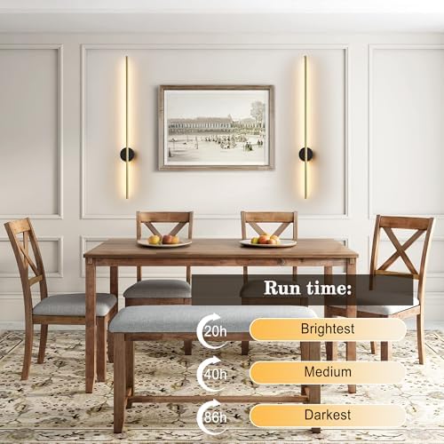 KARTOOSH Battery Operated Modern Wall Sconce Set of Two - Image 3