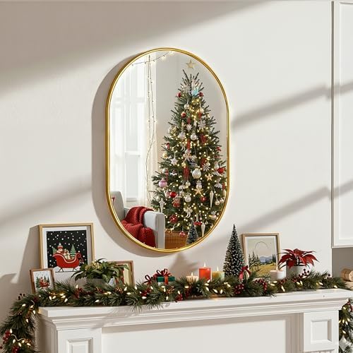 Oval Bathroom Mirror for Wall - Image 3