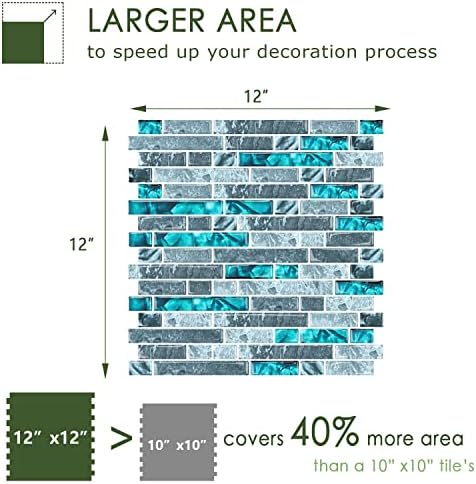 STICKGOO Peel and Stick Wall Tile Self-Adhesive Backsplash Thicker Design - Image 5
