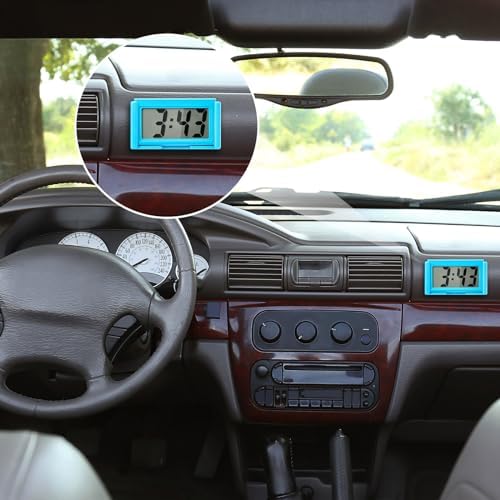 Frienda 3 Pieces Mini Small Digital Clock Stick On - Image 6