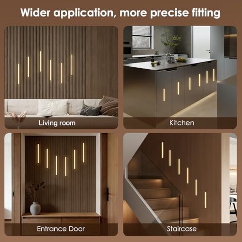 Slat Wall Lights for Wood Panel-6PCS LED Recessed Lighting Kit - Image 6