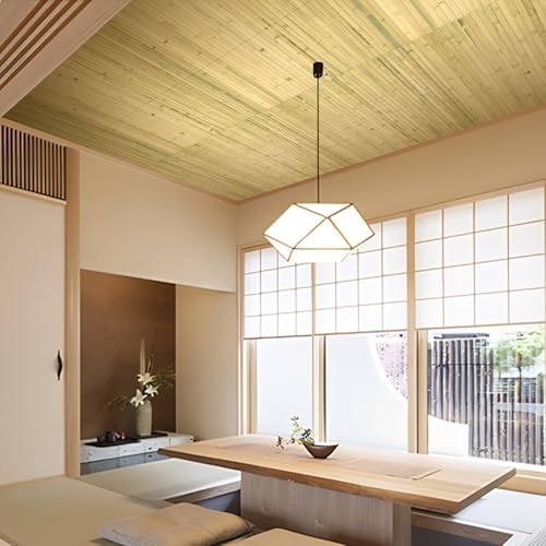 AMZDEPOT Natural Bamboo Wall Panel, 12 x 96 Inch - Image 4