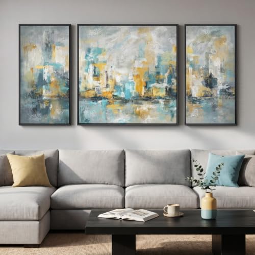Extra Large Framed Modern Abstract Wall Art by Cuspin