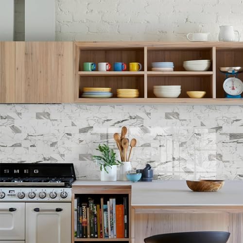 STICKGOO 10-Sheet Subway Tile Peel and Stick Backsplash, Seamless Design Glossy - Image 3