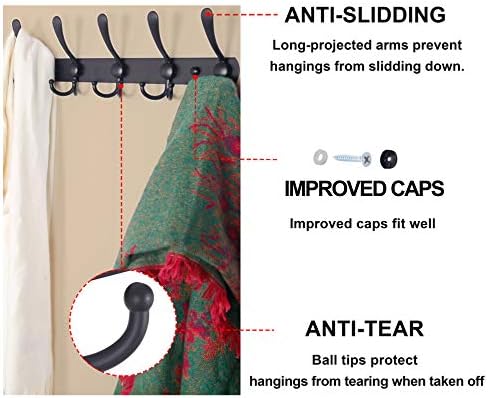 Dseap Coat Rack Wall Mounted - Image 6