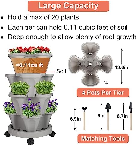 GameXcel Vertical Planter Tower - Image 5