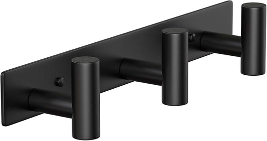 Wall Mounted Coat Rack-3 Hooks, Heavy Duty Stainless Steel Wall Hooks by VINHOLD
