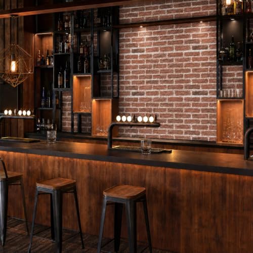 3D Wall Panels Peel and Stick Faux Foam Brick Wallpaper Covering - Image 4