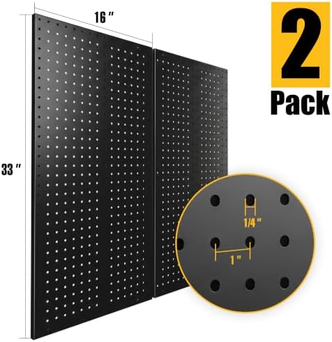 Metal Peg board Panels, 16 * 33 * 2 Pcs - Image 3