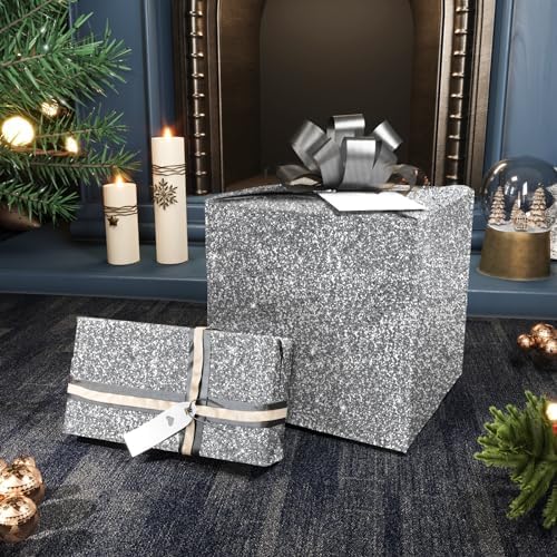 CRE8TIVE 8"x354" Chunky Glitter Wallpaper Border Peel and Stick Wall Border - Image 7