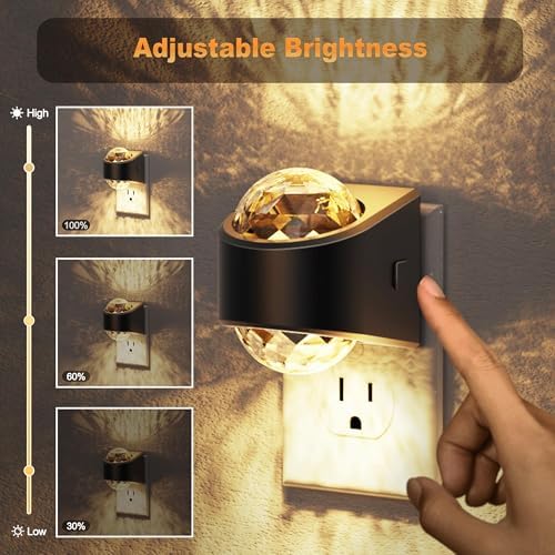 JandCase Night Lights Plug into Wall, Star Night Light Projector 3000K - Image 2