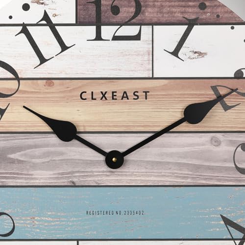 CLXEAST 24 Inch Coastal Farmhouse Wall Clocks - Image 4