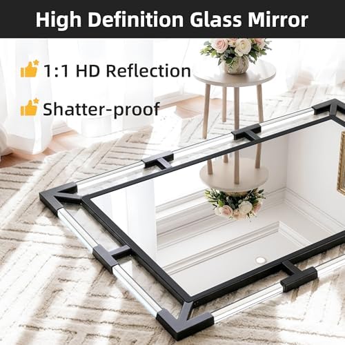 Chende Modern Black Wall Mirror Decor - Image 6