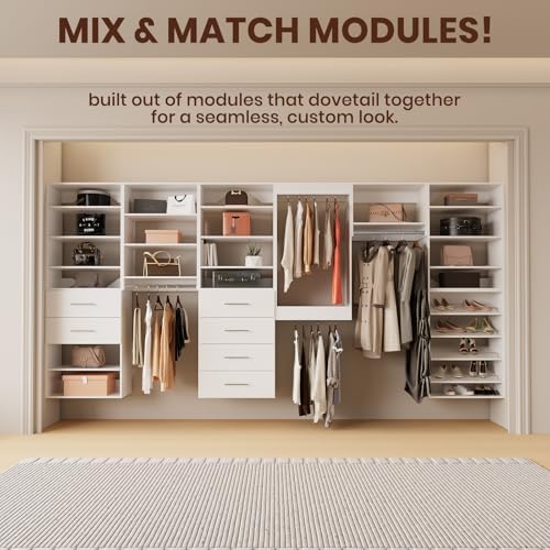 ROOMTEC 31.5" Double Hanging Closet Unit, Modular Closet System - Image 5
