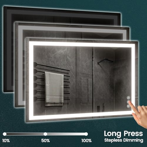 Memobarco 36" x 40" LED Bathroom Mirror - Image 6