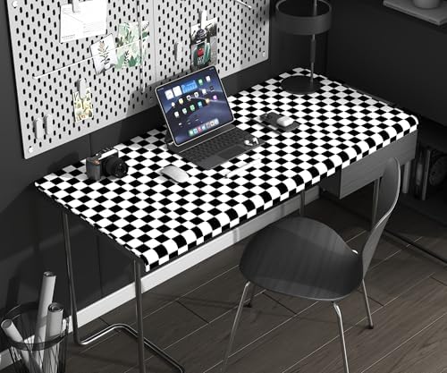 OSECAGE Modern Peel and Stick Wallpaper Checkered Contact Paper 17.7"x591" - Image 7