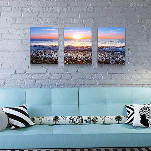 Wall Art For Living Room Blue Ocean Sea Canvas Wall Decor for Home artwork - Image 6