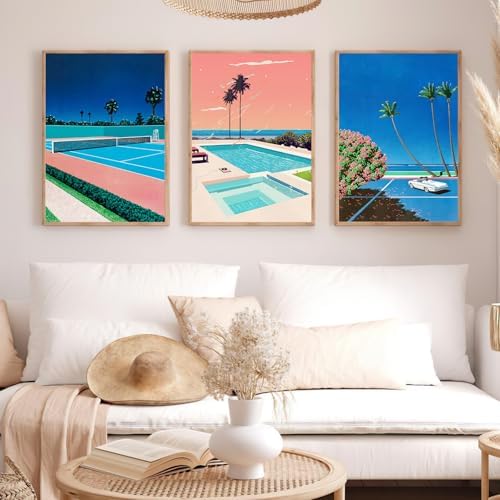 Modern Vintage Landscape Hiroshi Nagai Japanese Poster 12x16x3Inch Unframed - Image 2