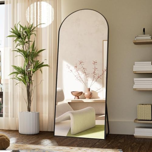Koonmi Arched Full Length Mirror, Standing Hanging or Leaning Full Body Mirror - Image 2