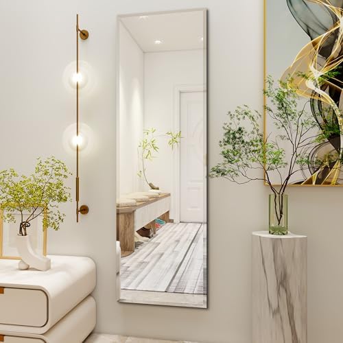 wall Mirror Full Length, 51X16 FullL ength Mirrorwallmounted by WALLMOUNTEDMIRRORS