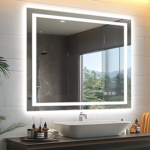 EchosLife 40"x36" LED Bathroom Vanity Mirrors by EchosLife