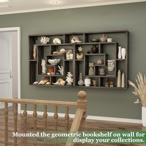Geometric Wall Mounted Shelf, Freestanding Display Shelves - Image 5