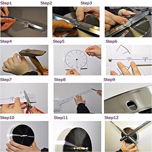 FASHION in THE CITY 3D DIY Wall Clock Creative Design Mirror Surface Wall - Image 7