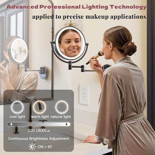 Wall Mounted Makeup Mirror - Image 3