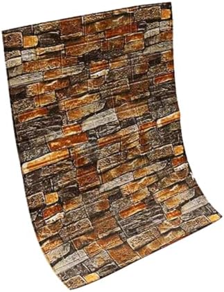 Queenbox 27.6x393.7 in Faux Brick Peel and Stick Foam Soft Waterproof Wall Panel by Queenbox