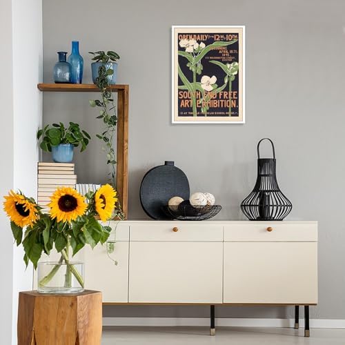 vintage South End Free Art Exhibition posters Minimalism Room Aesthetics canvas - Image 5