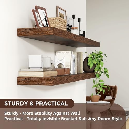48" Wide x 9" Deep Floating Shelves - Image 5