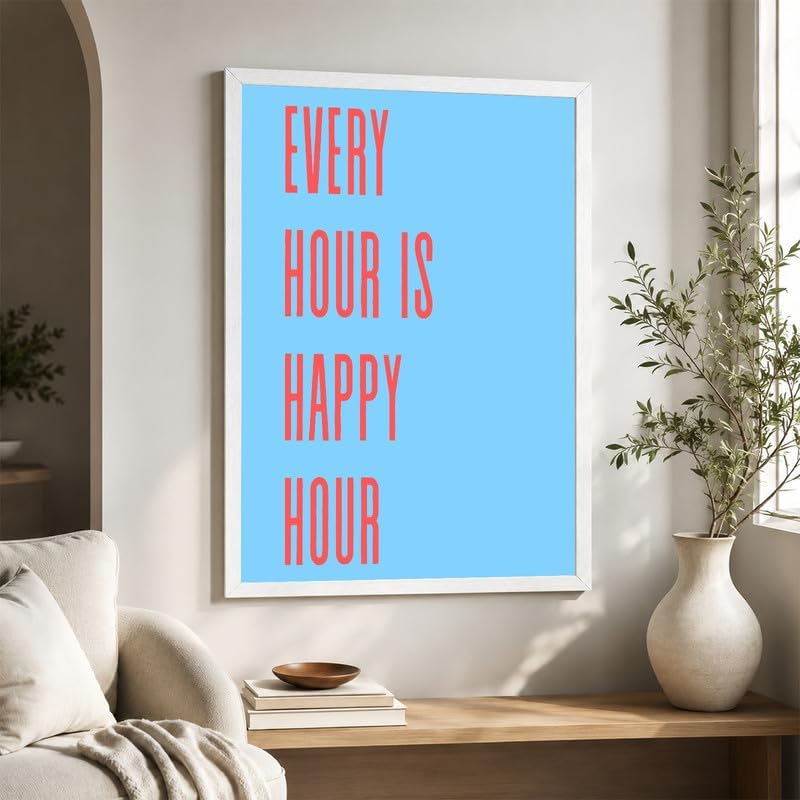 InkFlow Posters Every Hour Happy Hour Canvas Poster - Image 6