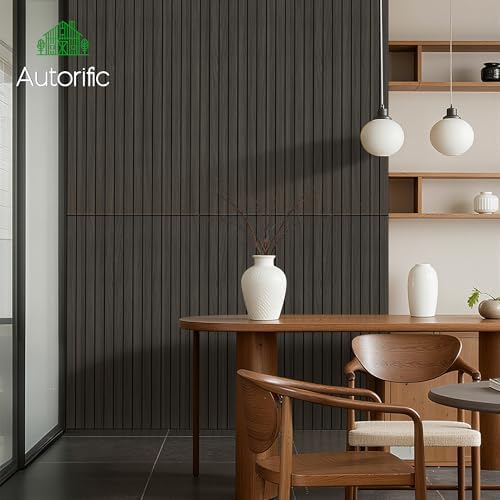 Acoustic Panels, 4 Pack 47.2”x23.6” Sound Panels, Rustic Walnut - Image 2