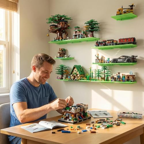 12 Pack Mini Wall Display Shelves - Image 6