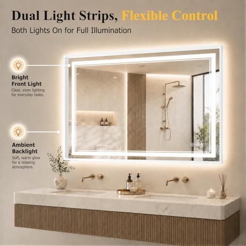 30"x48" LED Bathroom Mirror - Image 3