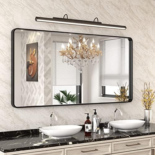 WEER Black Bathroom Vanity Mirror 60X30 Inch by WEER