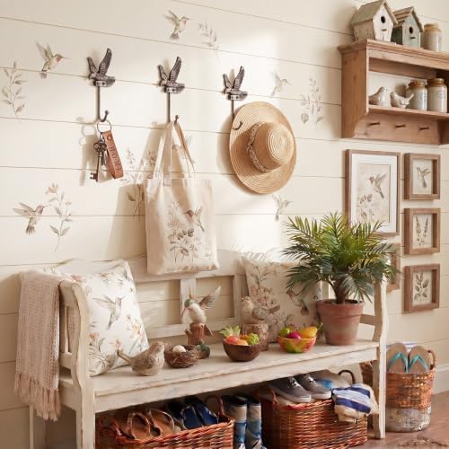 Hicarer 3 Pcs Hummingbird Cast Iron Wall Hooks - Image 5