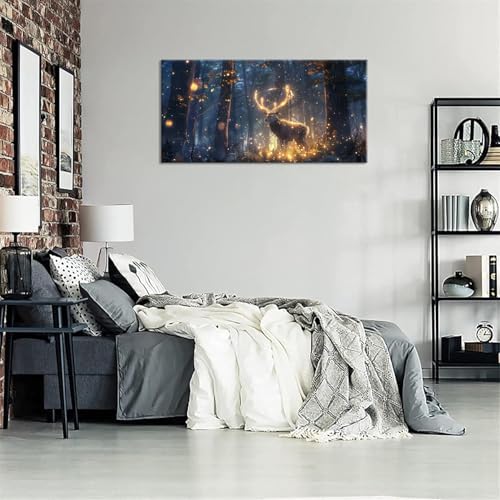 Fantasy Milu Deer Animal Wall Art - Image 3