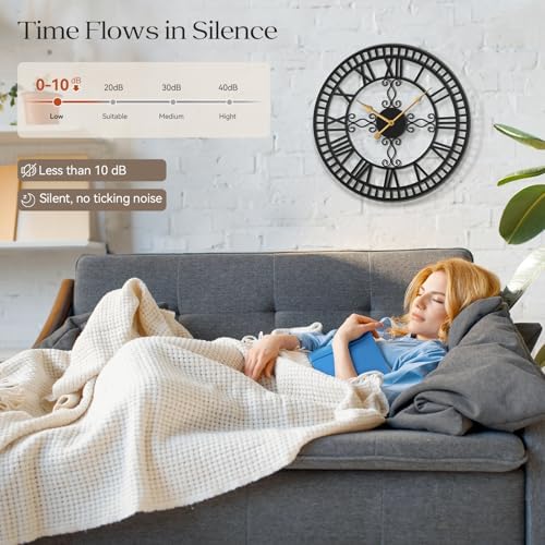 30" Large Wall Clock Decorative - Image 4